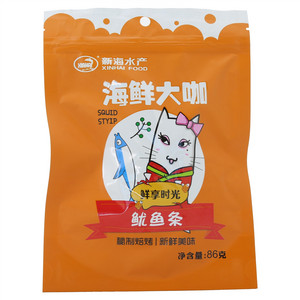 新海水产海鲜大咖鱿鱼条