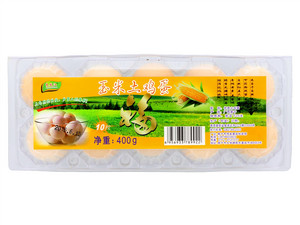 良凤江玉米土鸡蛋10枚（400克）