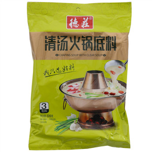 德庄清汤火锅底料