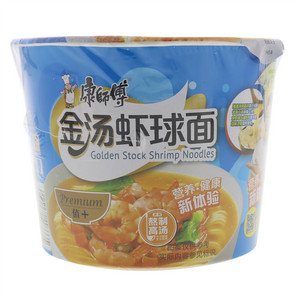 康师傅金汤虾球面方便面