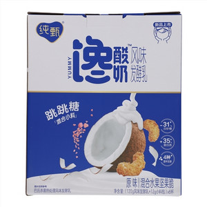 纯甄馋酸奶原味|混合水果坚果脆风味发酵乳