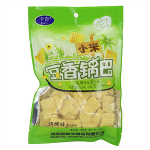 卡奇豆香烧烤味小米锅巴（油炸型膨化食品）