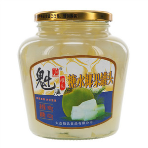 魁牌糖水椰果罐头