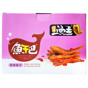 洞庭渔王鱼干巴香辣味鱼仔