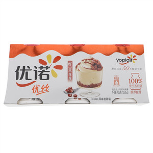 优诺红豆绵绵风味发酵乳