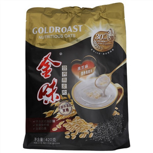 金味黑芝麻营养燕麦片