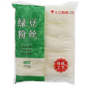 S三江购物绿豆粉丝450g