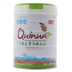 迪萌欣臣膳食纤维+铁+Vc藜麦营养胚米乳