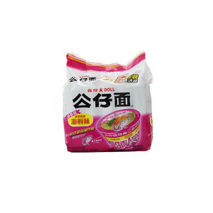 公仔面袋袋版迷你碗面海鲜味油炸方便面