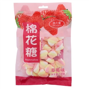 澳比曼草莓味棉花糖