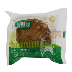 金轩宝瓜仁豆沙广式月饼