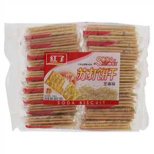 红了芝麻味苏打饼干