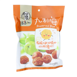 华味亨九制梅160克