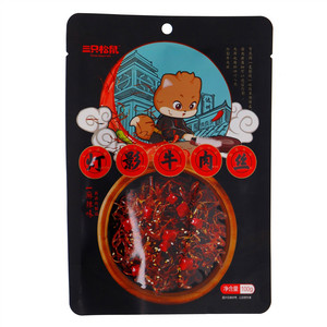 三只松鼠麻辣味灯影牛肉丝