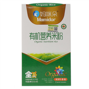 妈咪朵胡萝卜番茄有机米粉
