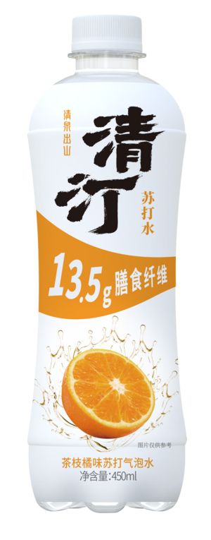 清汀茶枝橘味苏打气泡水