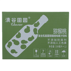 清谷田园复合乳酸菌猕猴桃味果汁饮料