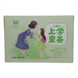 几何花草儿童茶上学果茶