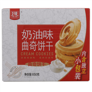 好麦奶油味曲奇饼干