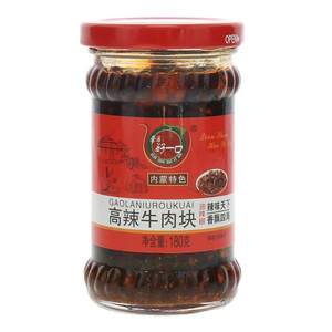 牵手好一口高辣牛肉块油辣椒