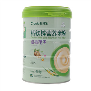 聪贝乐核桃莲子钙铁锌营养米粉