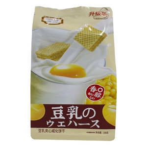 泓润兄弟豆乳夹心威化饼干
