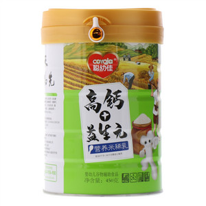 聪幼佳高钙+益生元营养米稀乳