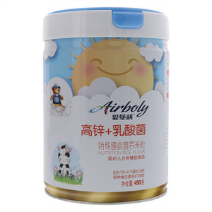 爱堡利高锌+乳酸菌特殊膳食营养米粉