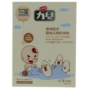力儿婴幼儿原味配方有机米粉
