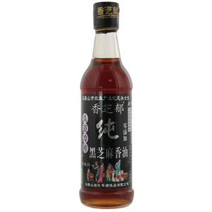 香芝郁头道冷榨纯黑芝麻香油