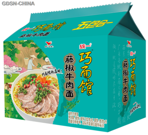 统一巧面馆藤椒牛肉面