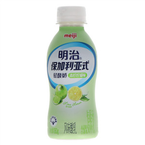 meiji明治保加利亚式青柠柠檬味风味酸乳