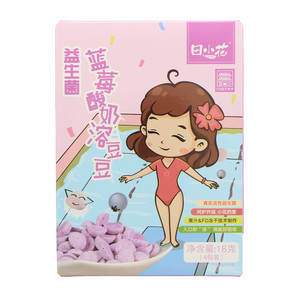 田小花益生菌蓝莓酸奶溶豆豆