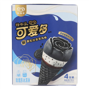 可爱多X若来特牛乳香草饼干碎风味冰淇淋多支装 6X460ML(280G)