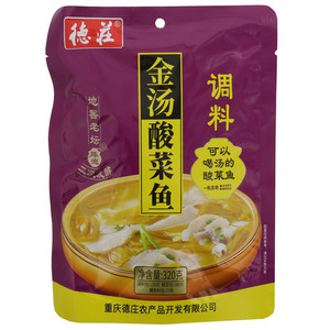 德庄金汤酸菜鱼调料