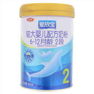 爱诺星（曾用名：爱欣宝）较大婴儿配方奶粉6-12月龄2段