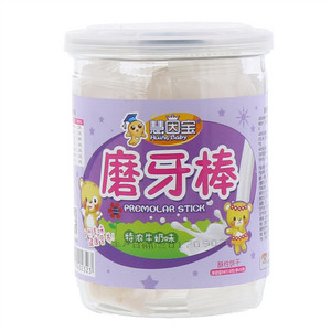 慧因宝磨牙棒特浓牛奶味