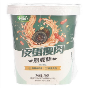 小燕子燕麦杯皮蛋瘦肉