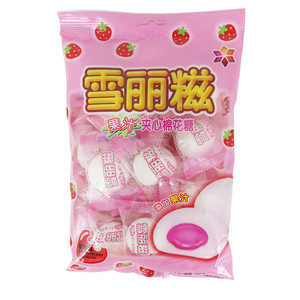 100克雪丽糍夹心棉花糖（草莓味）
