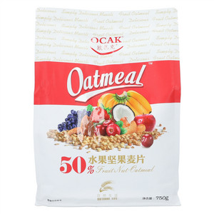 OCAK欧扎克Oatmeal50％水果坚果麦片