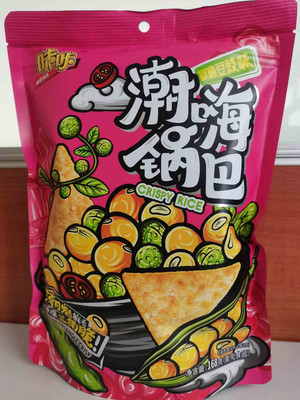 味咔椒麻豆豉味潮嗨锅巴