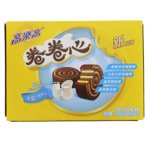 高樂高牛奶口味夹心巧克力蛋糕