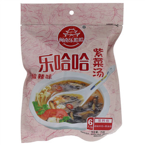 闽南乐哈哈酸辣味紫菜汤