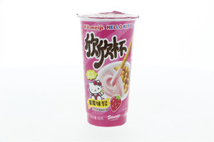 明治欣欣杯草莓味酱饼干条