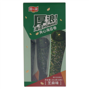 阿一波厚浪芝麻味夹心海苔卷