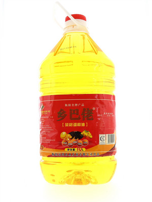 10L瓶装乡巴佬菜籽调和油