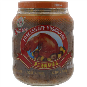 Q3未注明香菇猪脚腿罐头