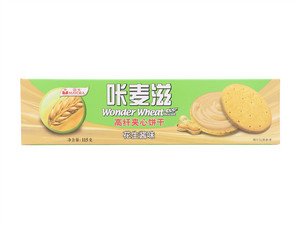 咔麦滋高纤夹心饼干(花生酱味)