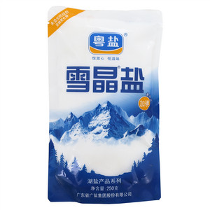 粤盐雪晶湖盐产品系列加碘食用盐