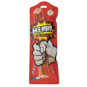 初旭劲爽香辣味风干鸭脖